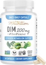 Tamam 200 mg | Kadınlar ve Erkekler için Estrogen Dengesi | Hormonal Acne, Hormon Dengesi, Menopause & Antioksi Destek | Clean Label Project Sertifikalı, Vegan & Soy Free Diindolylmethane | 60 Ct.