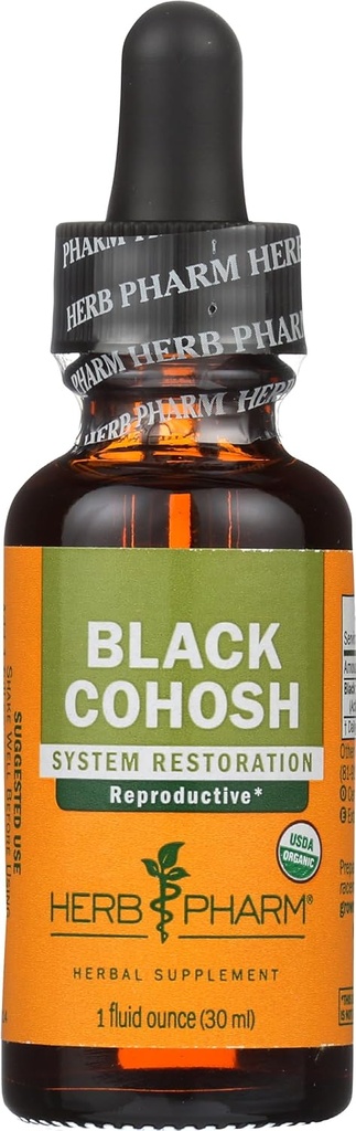 Herb Pharm Organic Black Cohosh Extract, 1 Fzz
