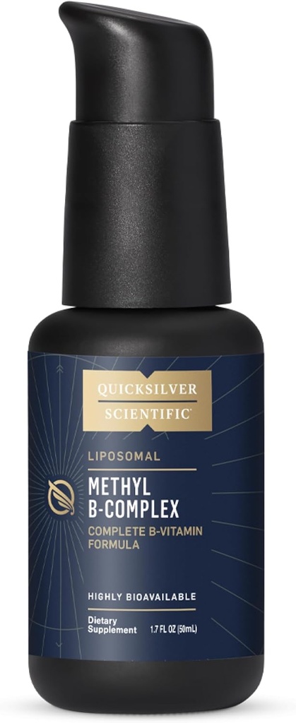 Quicksilver Scientific Torch B Kompleksi - Superior Liposomal A Vitamin B12, Folate, B6, Riboflavin, Biotin, Pantothenic Acid, B1, Niacin (50 ml)