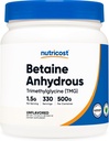Nutricost Betaine Anhidrus Tritilglycine (TMG) Toz 500 Grams