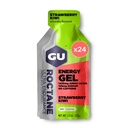 GU Energy Roctane Ultra Endurance Energy Gel, Vegan, Gluten-Free, Kosher ve Dairy-Free On-Go Sports Nutrition for Run, Biking, Hiking veya Skiing, Strawberry Kiwi (24 Packets)