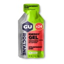 GU Energy Roctane Ultra Endurance Energy Gel, Vegan, Gluten-free, Kosher, και Dairy-free On-The-Go Sports Διατροφή για τρέξιμο, ποδηλασία, πεζοπορία ή σκι, Φράουλα Kiwi (24 πακέτα)