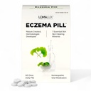 Loma Lux Eczema Pills – Doğal Eczema Tedavisi Remedy – Dermatolog Geliştirildi – 7 Minerals Clear & prevent Severe Eczema Scaling, Rash, Anti Itch Skin Body Face for Yetişkinler, Kids, Toddlers