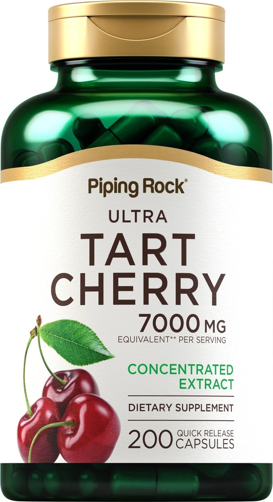 Κάψουλες εκχυλίσματος κερασιού Piping Rock Tart 