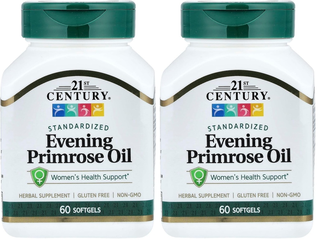 21. Yüzyıl Primrose Oil Softgels, 60 Kont (Pack of 2)