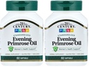 21ος αιώνας βράδυ Primrose Oil Softgels, 60 κόμης (πακέτο του 2)