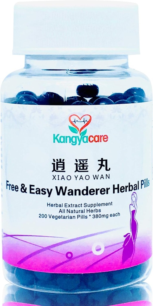 Xiao Yao Wan opa- Free & Easy Wanderer Herbal Pills - Destek Irregular Cycles, Premenstrual Sendromu, Stres, Kadın Sağlığını Teşvik - Tüm Doğal -200ct (1)