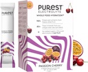 Brainer Purest Electrolyte Passion Cherry Dust Packets – Tüm Gıda Hydration - Organik Freeze-Dried Meyveler ve Güneş Deniz Tuzları Ultimate Electrolyte Balance