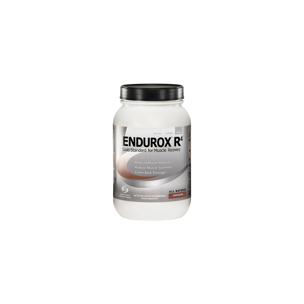 Endurox R4 by PacificHealh - All Natural Post Workout Recovery Drink Mix with protein + Carbs & Electrolytes - For Faster Recovery, Reduced Soreness & Muscle Re built - 28 Services (Chocolate)