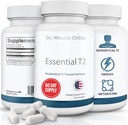 Dr. Westin Childs Essential T2 - T2 Thyroid Support Supplement with Bio-Identical 3,5 Diiodo-l-thyronine for Hypothyroidism, Hashimoto's, Thyroidecty & Rai, Non GMO, 60 Day Supply