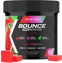 Bounce Pro Creatine Μονοϋδρικά Gummies για άνδρες και γυναίκες, Χαμηλή θερμίδα, 6G Createine per Serving, Vegan, Anti-Melting, Gluten-free, Non-GMO, 2g Creatine per Gummy (72ct, Watermelon)