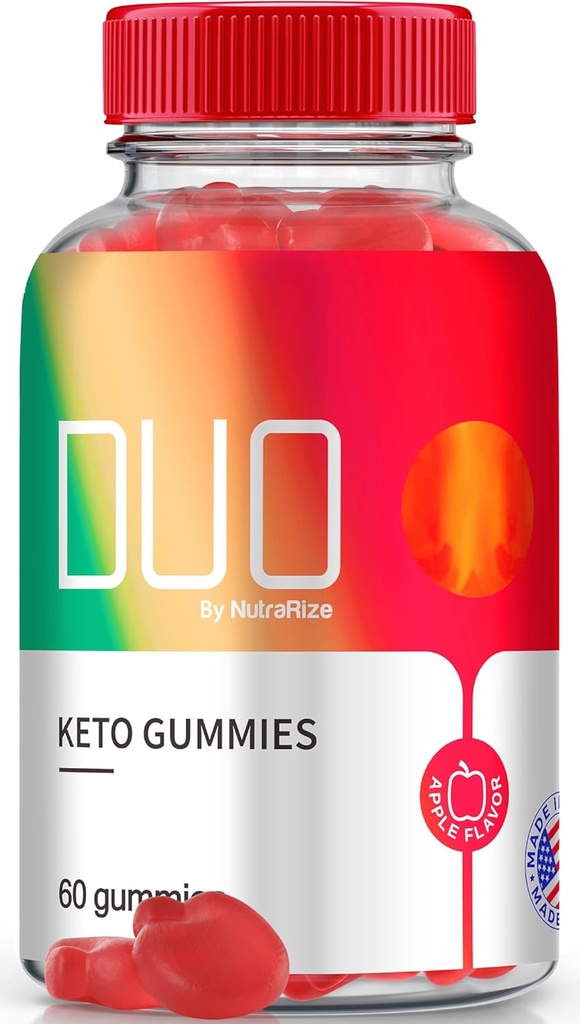 Duo ACV Gummies, Resmi Duo Chem Gummies for Kilo Kaybı, Apple Cider Vinegar Formula, All Natural Keto Plus ACV 2000 mg, DW + ACV Vitamin Gummy, DuoKeto Gomitas Review (60 Gummies)