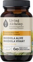 Rhodiola Rosea Supplement with Astragalus & Turmeric - Cognitive, Athletic Performance, & Adrenal Energy Support for Men & Women - Vegan, Non-GMO - Living Alchemy, 60 Adet