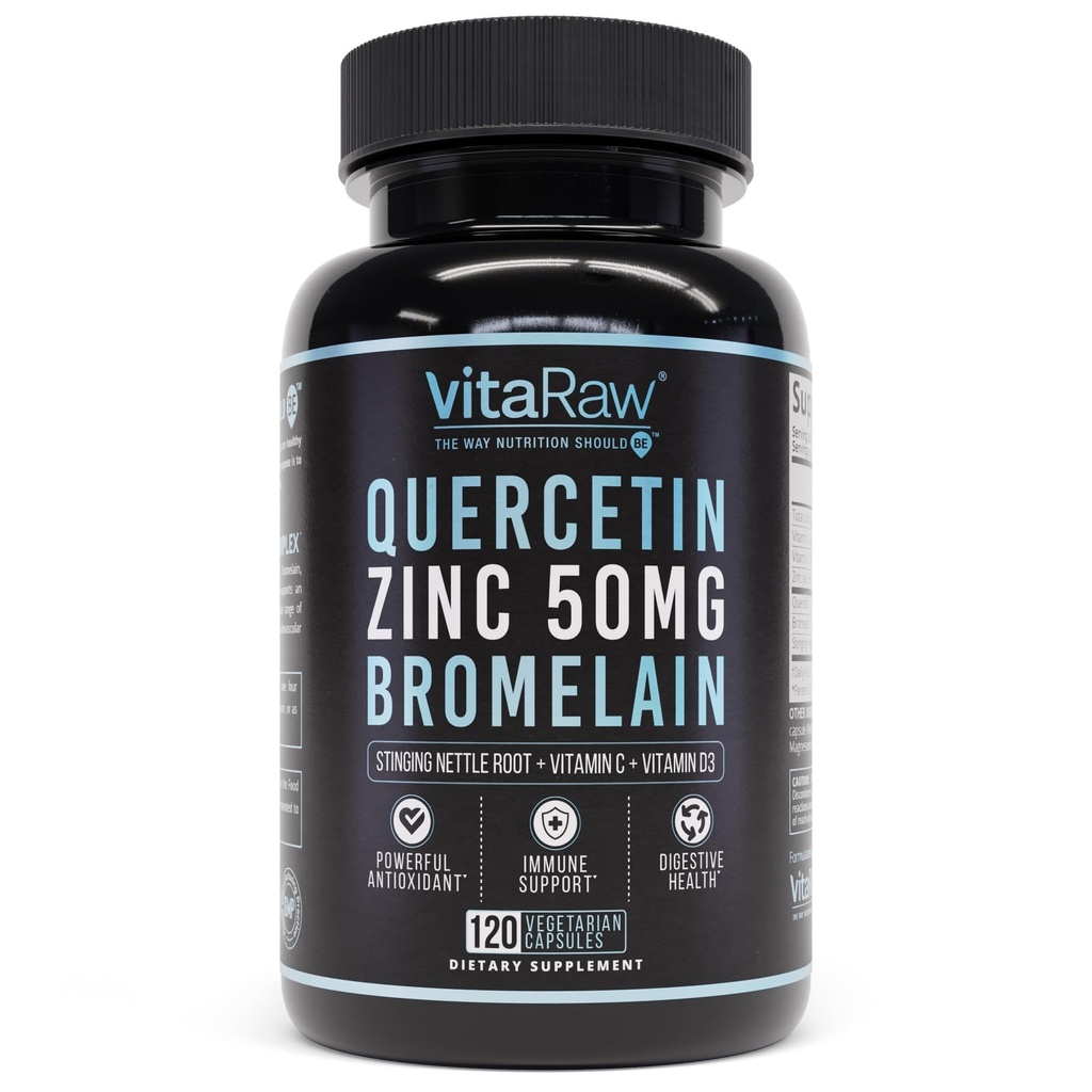 Bromelain 500 mg Capsules, Supports Immune Response, Ortak Konfor ve Genel Wellness - C, çinko 50 mg, & Vitamin D3 5000 IU - Immunity Health Pills