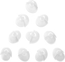 MEDca İşitme Aid Standard Alıcı Tulip Domes ile uyumlu GN Resound Sure Fit - 10Pcs Universal Invisible Tip Yenileme Ear Domes for BTE PASP İşitme Amplifier and Open Fit Models, Clear Models