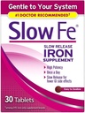 Slow release Iron Supplement - 30 Tablet, 4 Paket