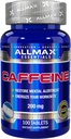 ALLMAX Beslenme Caffeine Pills, Sustained Energy & Pre - Workout mental Focus, Fast Absorbing & Vegan, 200 mg, 100 Tablet