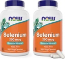 Şimdi Selenium 200mcg Capsules, 300 Count (Pack of 2) - Kadınlar ve Erkekler için L Selenomethionine Mineral Tamam - Veg Caps, Non-GMO, Vegan Dostu, Yeast-Free-Free-Free-