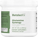 RetzlerRx Glutamine Synergy L-Glutamine Toz DGL & Aloe - 9.27 oz Gastrointestinal Support Supplement - Non-GMO, Gluten-Free & Vegan Formula for Digestive Health and Immune System Support