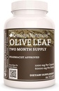 Remedy'nin beslenme Olive Leaf | 1.000 mg, 60 Vegan Capsules Herbal Diyet Supplement | Two Moon Supply