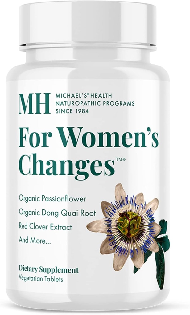 MICHAEL'S Health Naturopathic Program for Women's Changes - 90 Vejetaryen Tabletler - Peri-Menopausal ve Menopausal Kadınlar için - 22 Hizmet