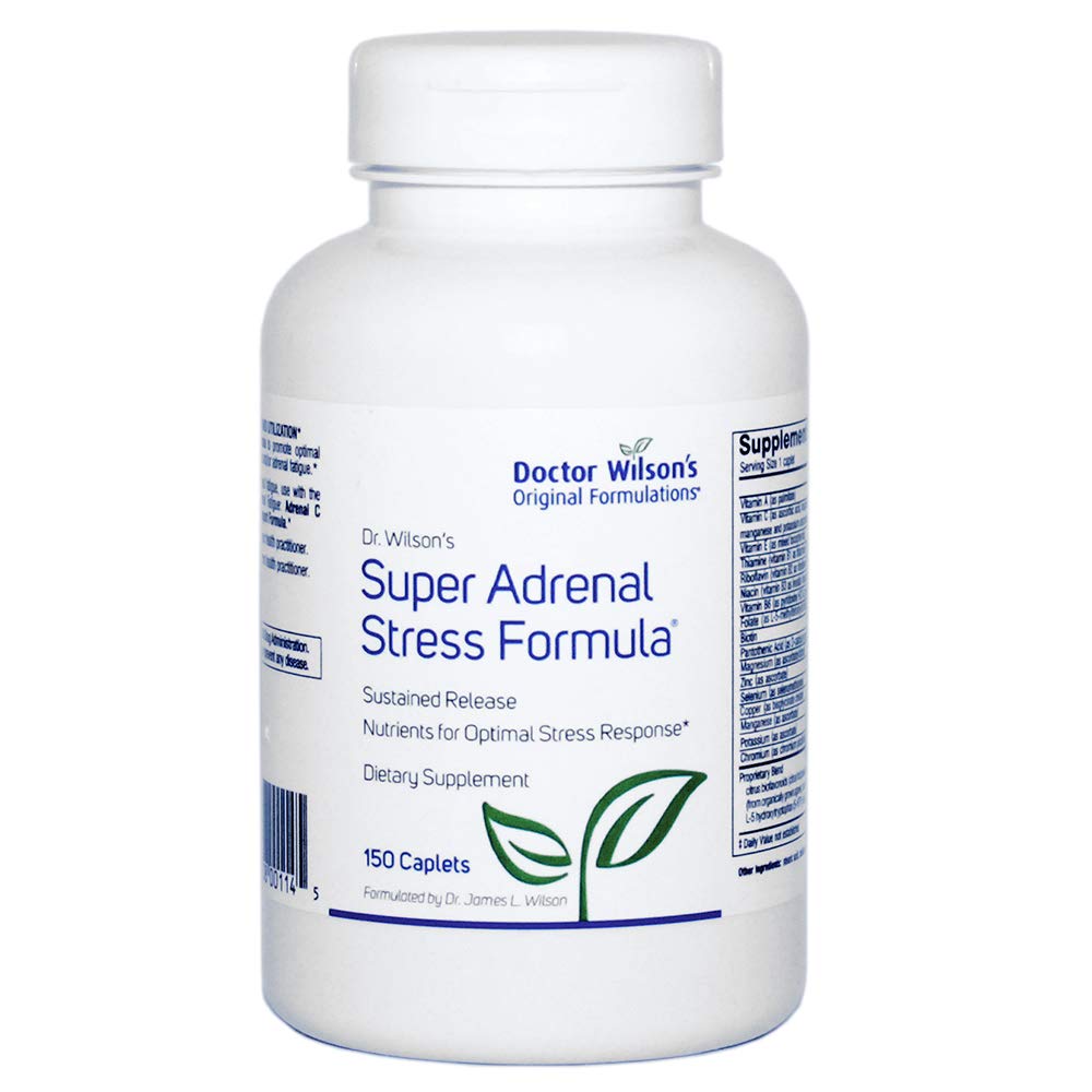 Doktor Wilson'un Orijinal Formülasyonları Super Adrenal Stres Formula 150 caplets Adrenal, HPA Axis, Fatigue ve Enerji Desteği