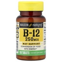 Mason Βιταμίνες Mason B 12 250mcg Δισκία