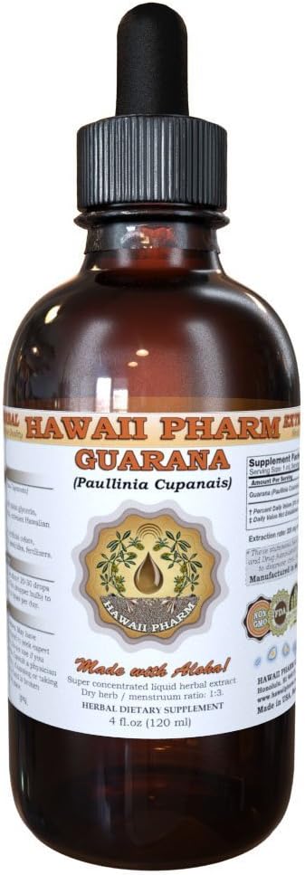 Guarana Liquid Extract, Guarana (Paulinia Cupanais) Συμπλήρωμα Βάμμα 2 oz