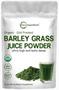 Micro Ingredients Organic Barley Grass Juice Powder, 10 Ounce, Cold Pressed, US Grown, Immune Vitamin, Fibers, Minerals, Antioxidants and Protein, Vegan