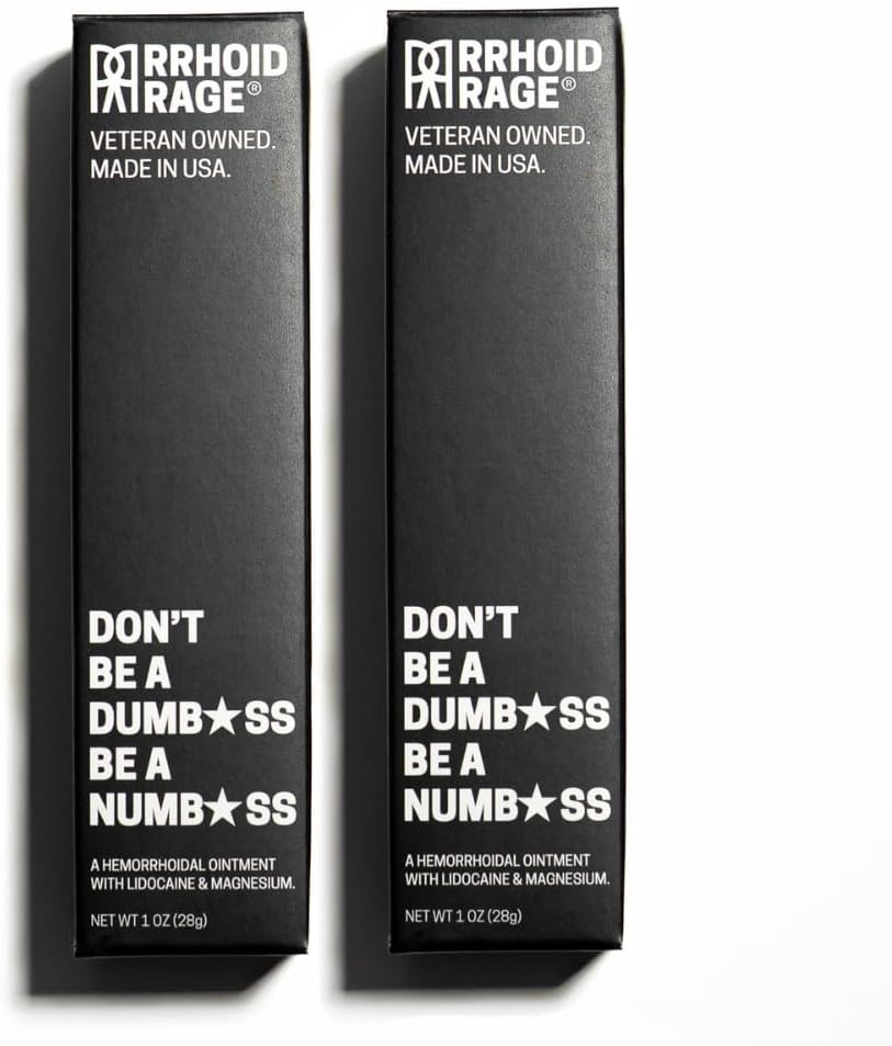 Hemorrhoid & Fissure Ointment - Lidoka ile Tedavi, Aloe Ekstraksiyon, Magnezyum Sulfate, Balsam Fir, Hızlı Hemorrhoid Krem for Itching, Swelling and maximum Pain Relief (2-Pack)