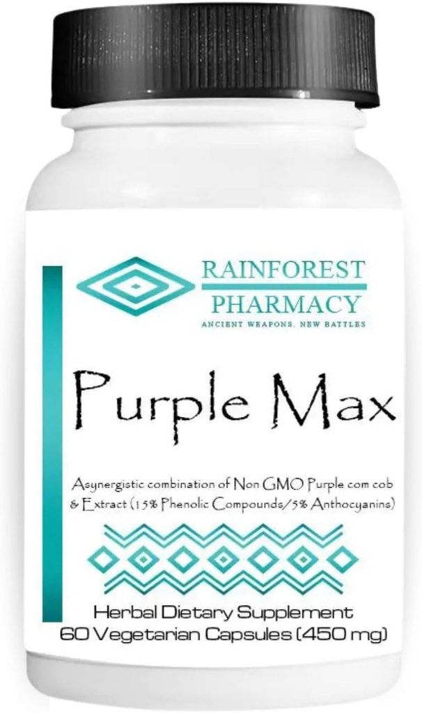 Rainforest Pharmacy Purple Max - 60 κάψουλες λαχανικών 