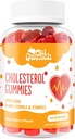 Cholesterol Supplements with 1500 Mg Plant Sterols & Stanols, Cholesterol Support Gummies, Cholesterol Komplek Gummies, Keeps Normal Levels, Karma Berry Flavor, 60 Kont