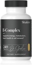 Shaklee - B-Complex- The Ultimate Energy Boost with Patented Bioaktif Aborpsiyon SystemTM - Geliştirilmiş Well-Being - Supports Energy, Cardiovascular ve Beyin Sağlığı - 240 Tablet