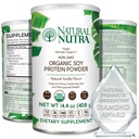 Doğal Nutra Organik Vegan Bitki Temel Soy Protein Kaynağı Toz, Midlife Transition, Supports Bone and improves Cardiovascular Health, Gluten Free, Non GMO, Sugar-Free 14.4 OZ.