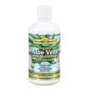 Dinamik Sağlık Organik Aloe Vera Juice w/Mikro Pulp, Unflavored | No Ek Olmayan Şeker, Yapay Renk veya Tatlıcılar, No Gluten veya BPA | 32oz, 8 Serv