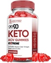 Justified Laboratories Go 90 Keto ACV Gummies Extreme 2000MG Go90 Keto Gummies Apple Cider Vinegar Formulat Juice B12 Vegan Non GMO 60 Gummys