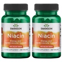 Swanson Niacin (Vitamin B3) - Vitamin Supplement Kalp Sağlığı ve Carbohidrat Metabolism - Doğal Enerji Üretimini Teşvik - (250 Tablet, 100 mg NE Her) (2 Pack)