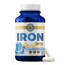 Demir Supplement – 36 mg Iron (Bisglycinate) | Yüksek Abhidrasyon, Stomachs | Vegan, Non-GMO | Supports Energy, Immune Health & Red Blood Cell Formation | 120 Capsules