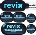 Injuries Reusable, 5-Piece Ortaklar için Hot ve Cold Gel Buz Paketi, Kas, Post-Workout Recovery, Atıcı ve Flex Soğutma Padleri Dizler, Back, Arms veBoy
