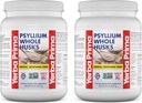 Yerba Prima Whole Psyllium Husk Fiber Supplement 20 oz (Pack of 2) - Vegan, Gluten Free, Non-GMOMO