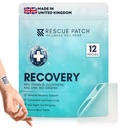 Recovery Patch, After Party Relief, Natural Party Recovery Patches for Hydration and Energy Support, All-Doğal Malzemeler ve Vegan (1, 12, Kont)