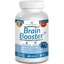 Focus, Memory, Clarity, Enerji | Gelişmiş Vitaminler Plus eBook | Erkekler ve Kadınlar için Bilişsel Fonksiyonl Nootropic Support with DMAE, Mind Health Formula | 60 Capsules