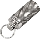 Τιτάνιο Αδιάβροχο Keychain Hipl θήκη, Portable Mini Size Pill Box περίπτωση για υπαίθρια ταξίδια Camping