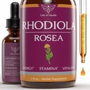 Rhodiola Rosea Βάμμα - Rhodiola - Rhodiola Extract - για Ενέργεια, Σταμίνα, Γνωστική Υποστήριξη & Πολλά άλλα - Συμπληρώματα Ενέργειας - Rhodiola Tincture - Rhodiola Συμπλήρωμα - (2)