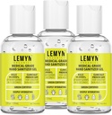 Medical Grade Hand Sanitizer Gel - 97 ORGANIC - 2 FL.OZ. PACK OF 3 FL.OZ.