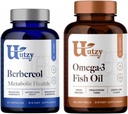Utzy Naturals Lipid Support Sche | Berbecol 500 mg & Omega 3 Fish Oil