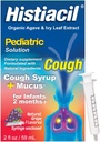 Histiacil Organik Agave Jarabe para TOS, Infant 2 Ay ve Yaşlı, Cough + Mucus Relief, Agave & Ivy Leaf Extract, Çocuk Günü Zaman Mucus Grape Flavor, 2 fl oz