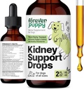 Sonsuz Puppy Kidney Köpekler için Geri Döndürmeleri - Cordyceps Mushroom, Astragalus, Sting Nettle Leaf Ekstraksiyon - Sıvı Köpek Vitaminleri ve Tamamları - Sugar & Alkol Ücretsiz Tincture - 2 fl oz