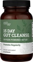15 Günlük Gut Cleanse Detox for Women and Men - Vegan, Non-GMO Materialss For Waist Kayıp ve Constipation Relief With A 15 Day Cleanse Gut Support Without Cramping, As Seen On TikTok (60 Capsules)