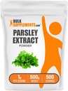 BulkSupplements.com Parsley Türlü Toz - Parsley Supplement, Antioksi Kaynağı, Herbal Supplement - Gluten Free, 1g per Service, 500g (1.1 lbs) (Paket of 1)